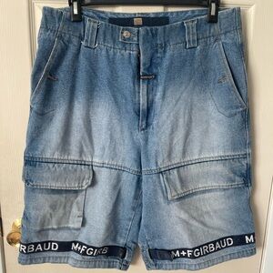 Vintage Marithe Francois Girbaud Baggy Denim Shorts 36x13